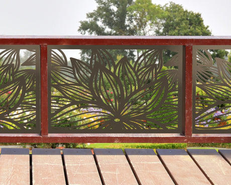 80"x30" - Garden Flower Fence/Gate Panel Insert - Madison Iron and Wood