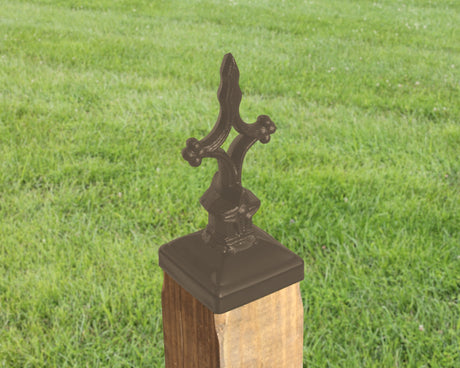 4x4 Open Cross Post Cap (3.5 x 3.5 Post Size) - Madison Iron and Wood