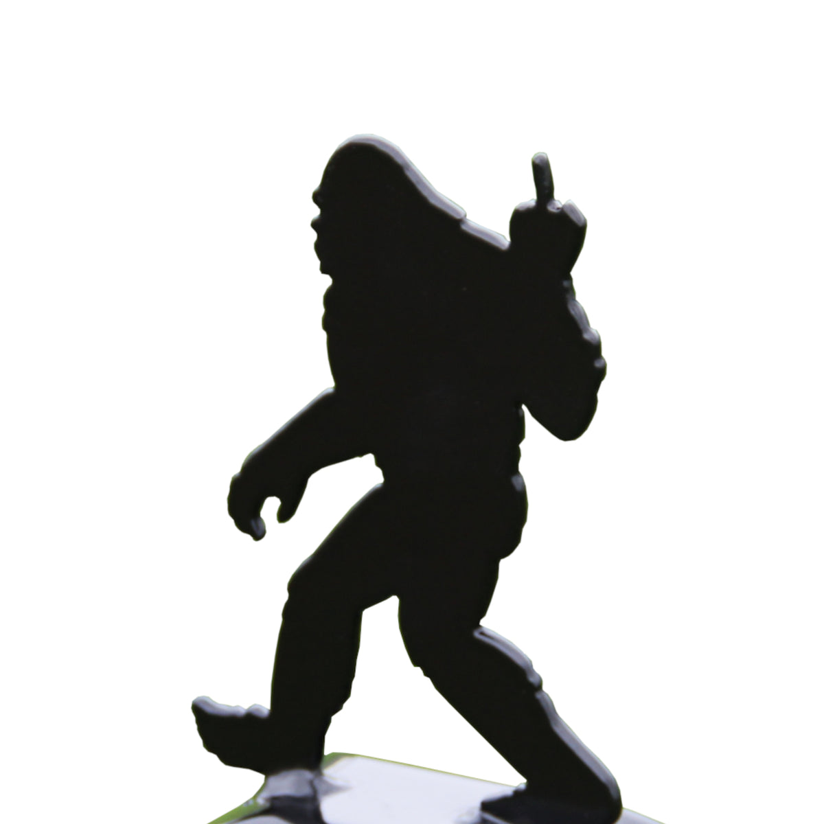 Bigfoot Middle Finger Post Top For Round Wood Fence Post (New Item