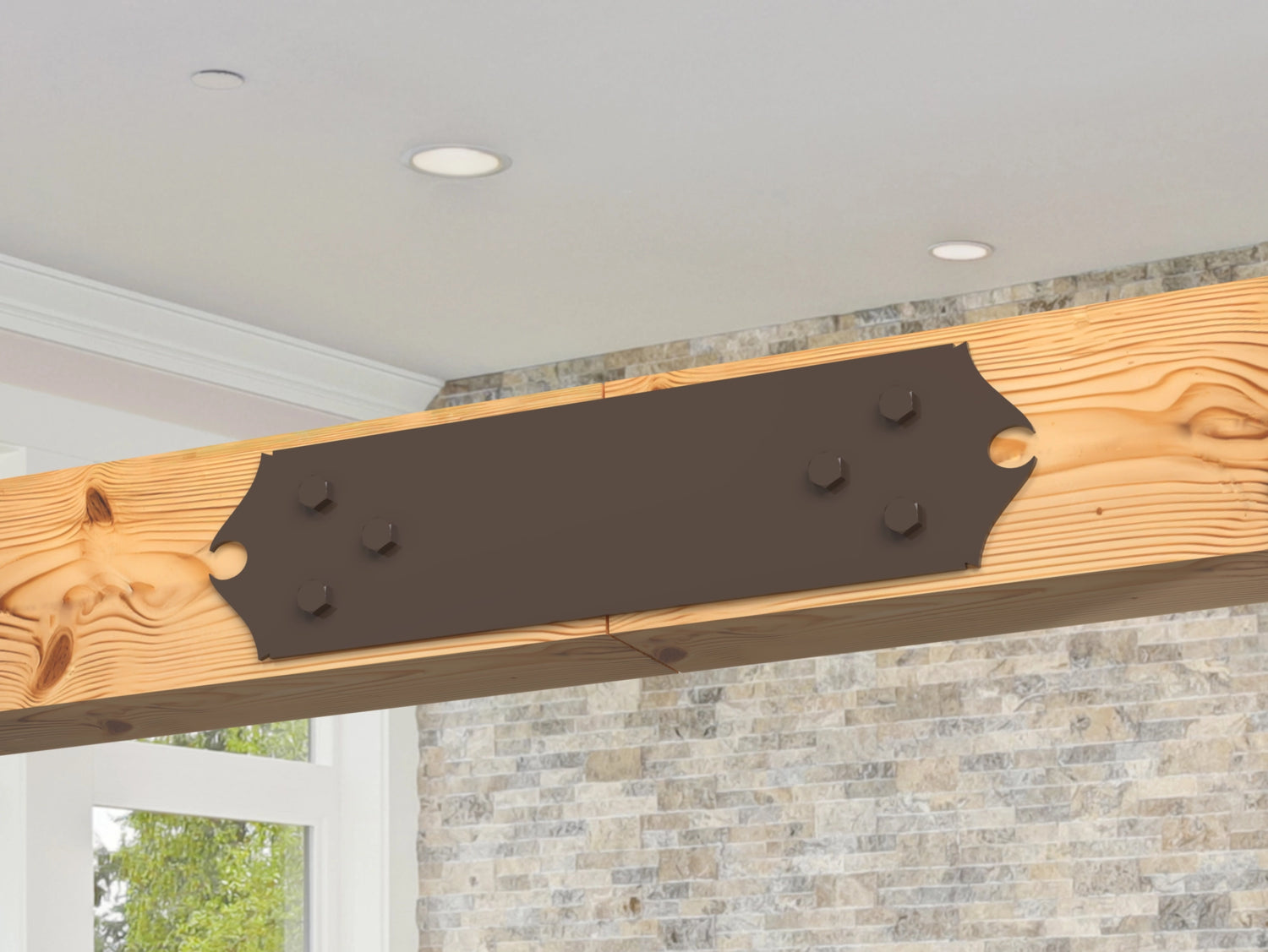 Colonial Brackets For 4x4 Dimensional Lumber - Madison Iron and Wood