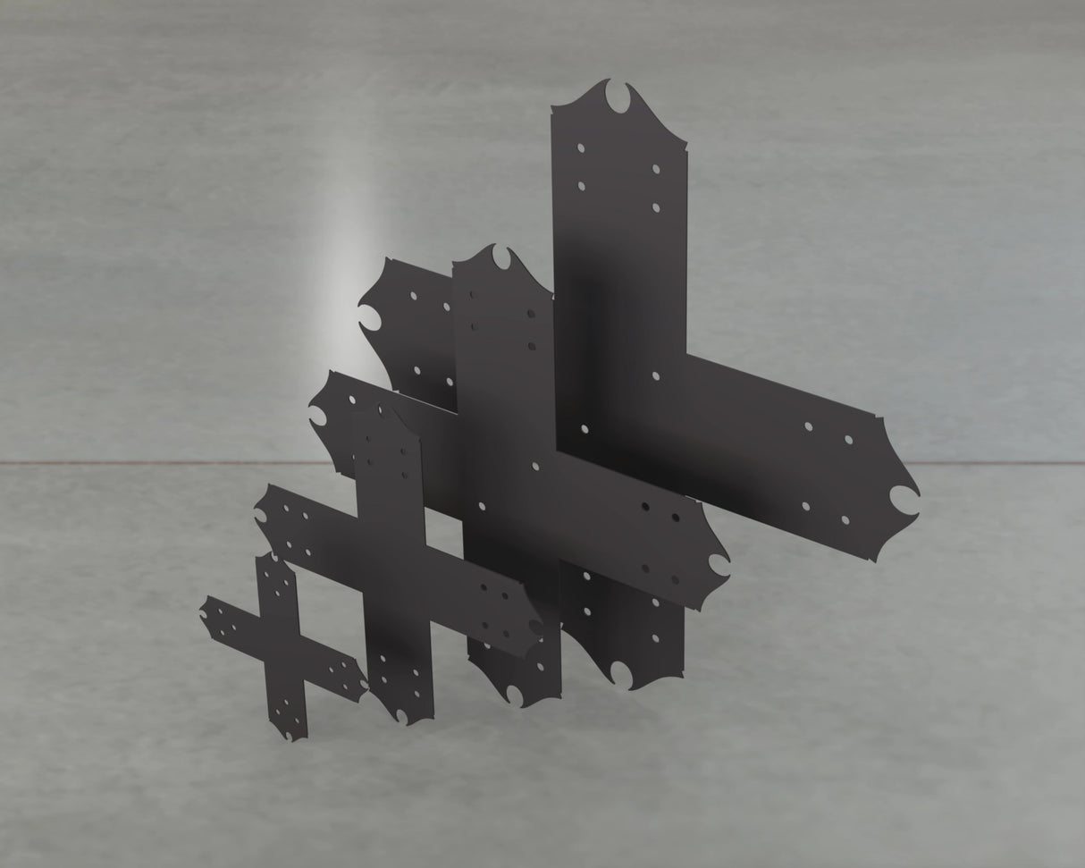 Supports de style sud-ouest pour poteau de 6 po