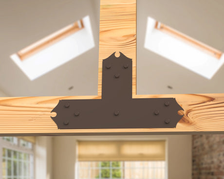 Colonial Brackets For 4x4 Dimensional Lumber - Madison Iron and Wood