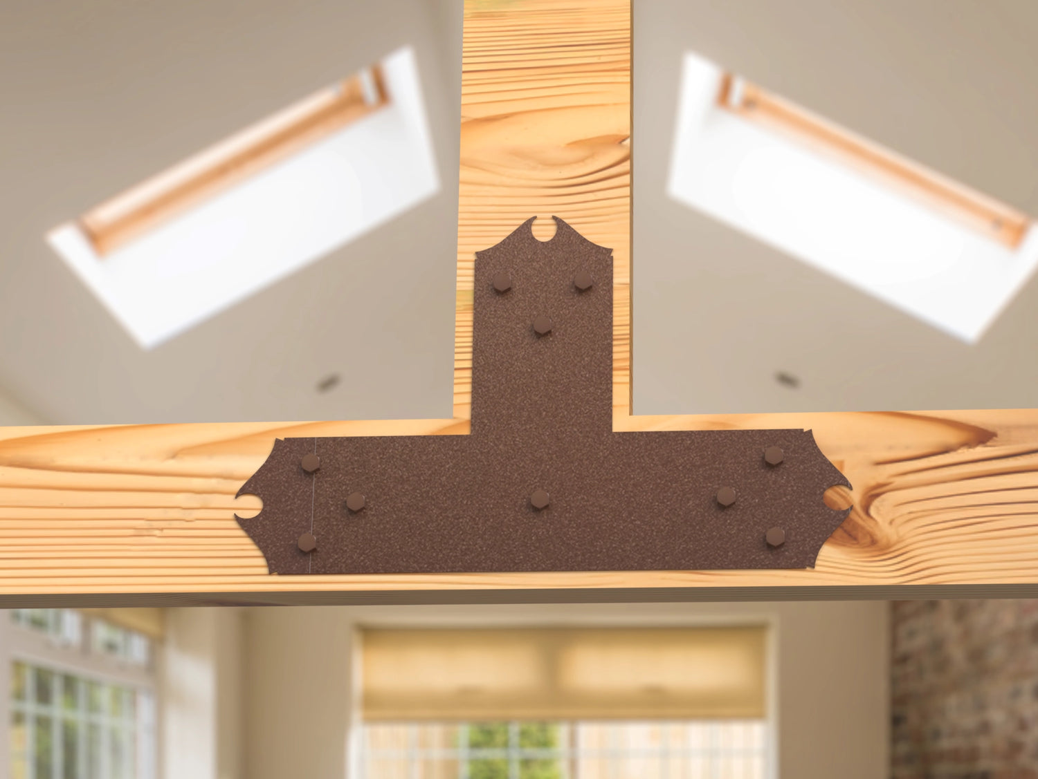 Colonial Brackets For 4x4 Dimensional Lumber - Madison Iron and Wood