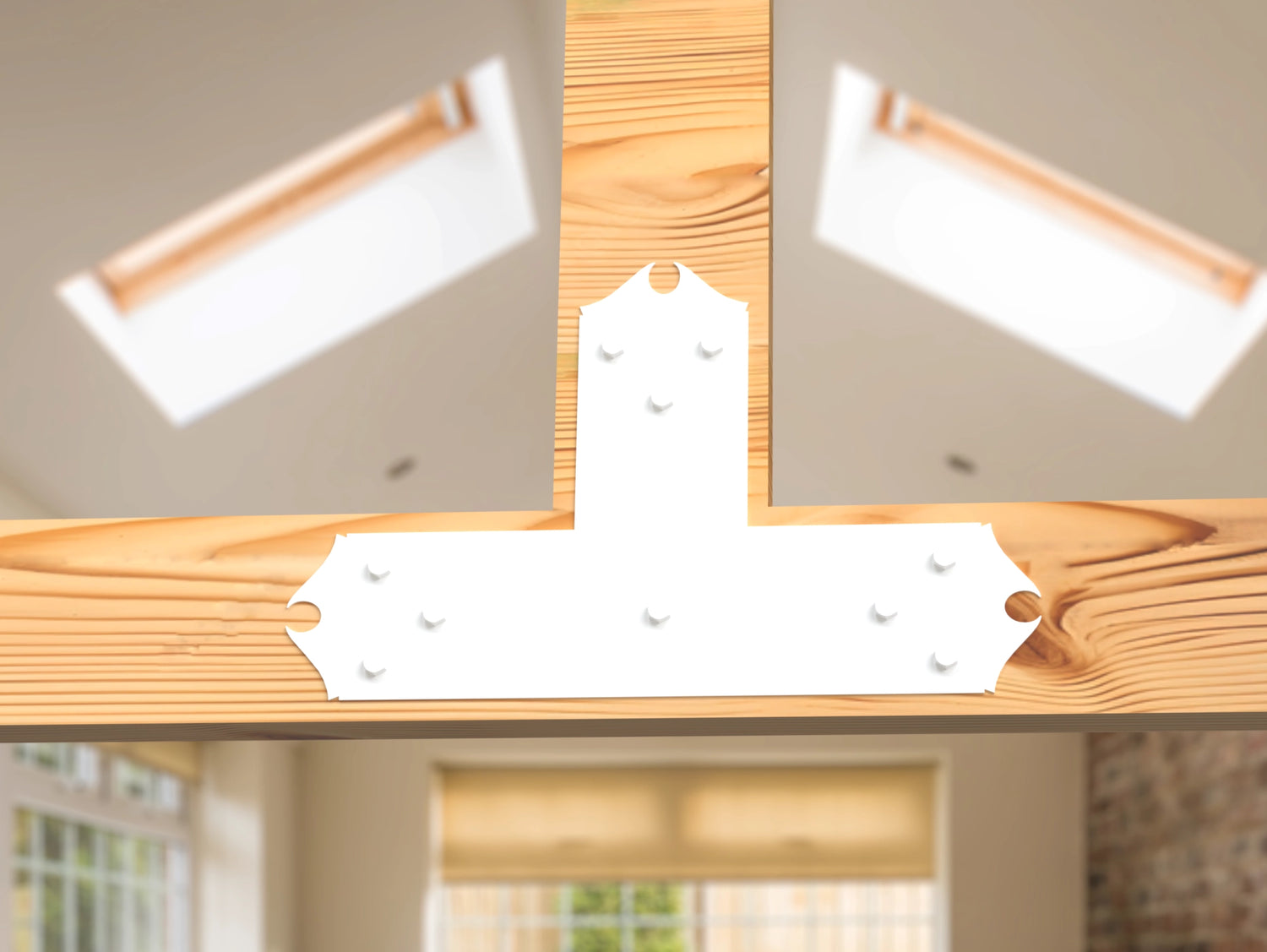 Colonial Brackets For 4x4 Dimensional Lumber - Madison Iron and Wood