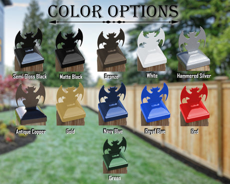6X6 Gargoyle Post Cap (5.5 x 5.5 Post Size) - Madison Iron and Wood