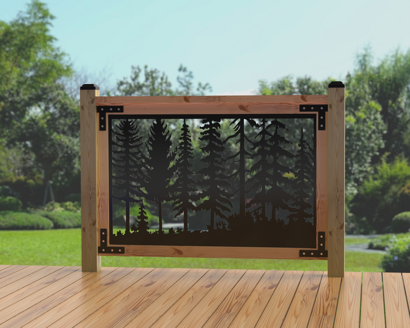 Fence Panel Installation Bracket - Madison Iron and Wood