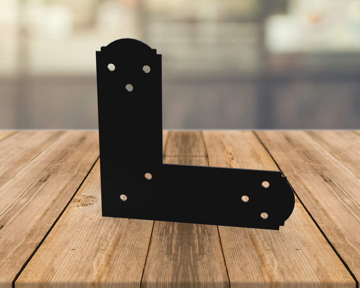 Crowned Brackets for 4x4 Dimensional Lumber - Madison Iron and Wood