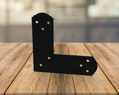 Crowned Brackets for 4x4 Dimensional Lumber - Madison Iron and Wood