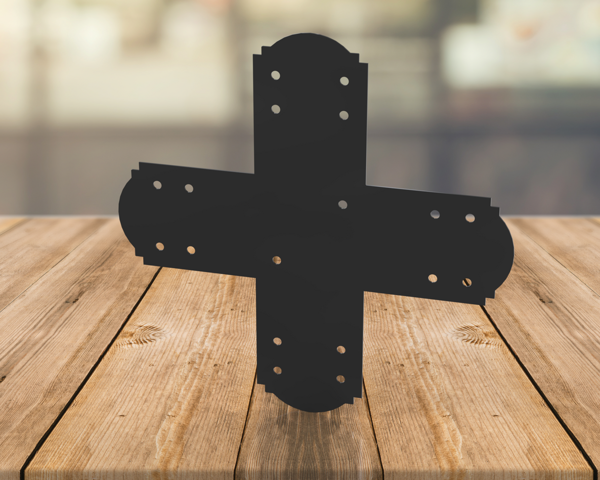 Crowned Brackets for 8x8 Dimensional Lumber - Madison Iron and Wood