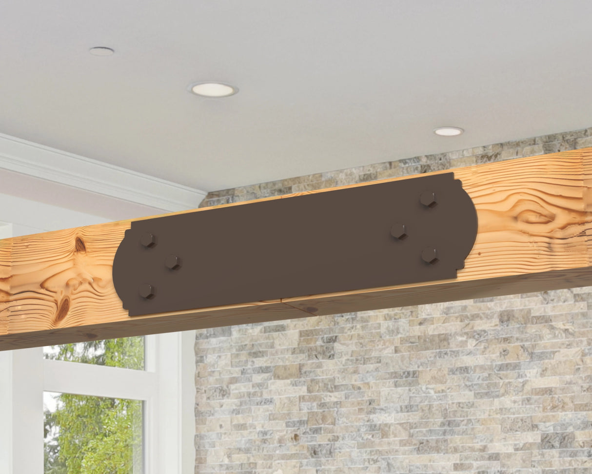 Crowned Brackets for 6x6 Dimensional Lumber - Madison Iron and Wood