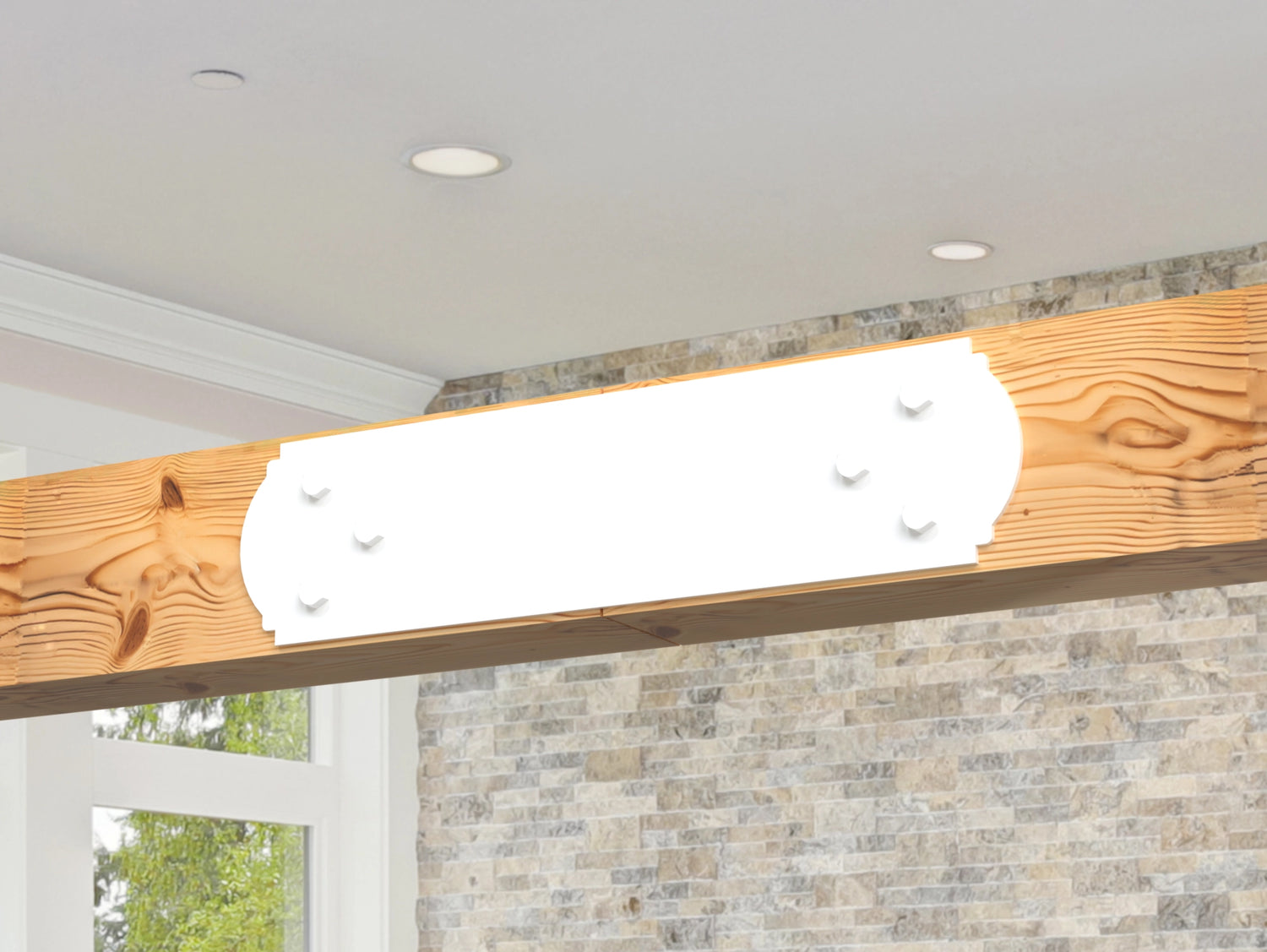 Crowned Brackets for 6x6 Dimensional Lumber - Madison Iron and Wood