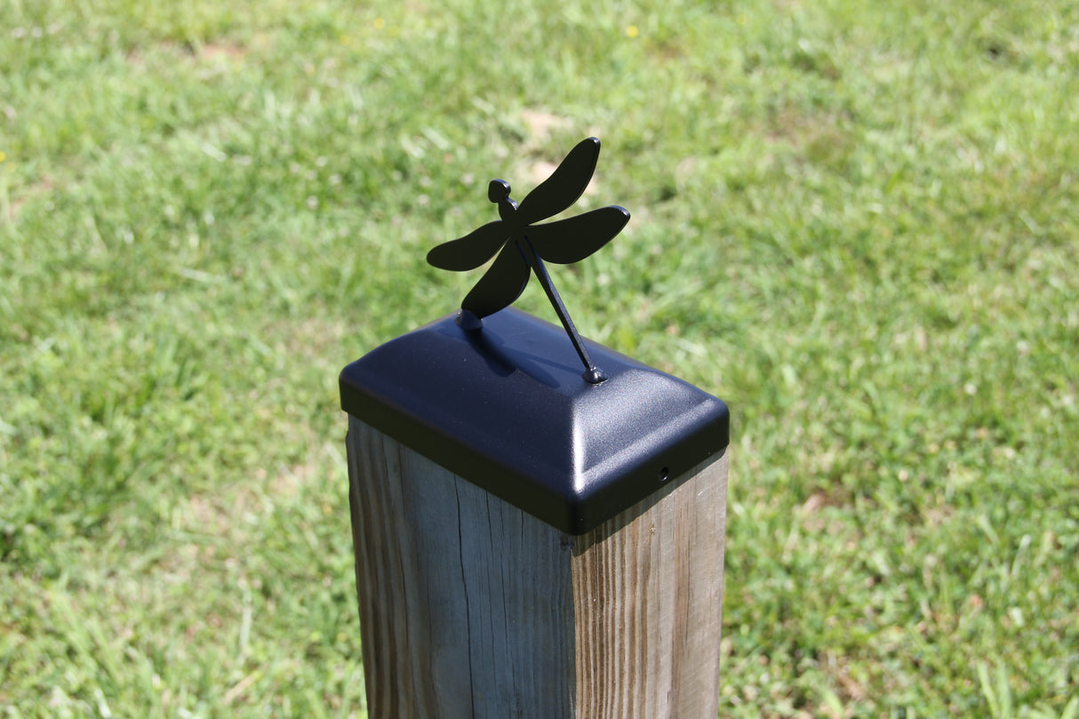 4x6 Dragonfly Post Cap (Fits 3.5 x 5.5 Post Size) - Madison Iron and Wood