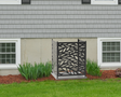 Flowing Leaves Design AC Unit Cover - Multiple Sizes - Madison Iron and Wood