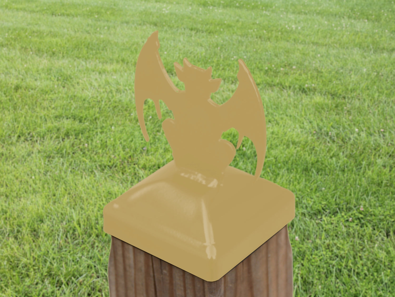 6X6 Gargoyle Post Cap (5.5 x 5.5 Post Size) - Madison Iron and Wood