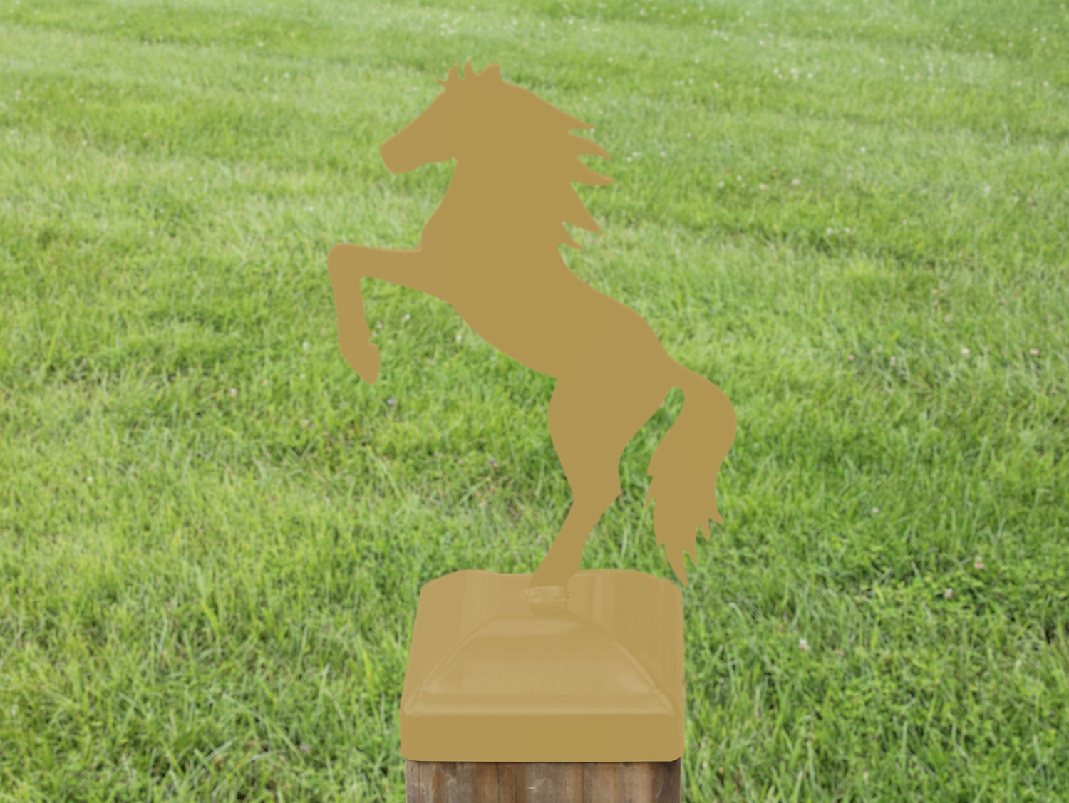 6X6 Horse Post Cap (5.5 x 5.5 Post Size) - Madison Iron and Wood
