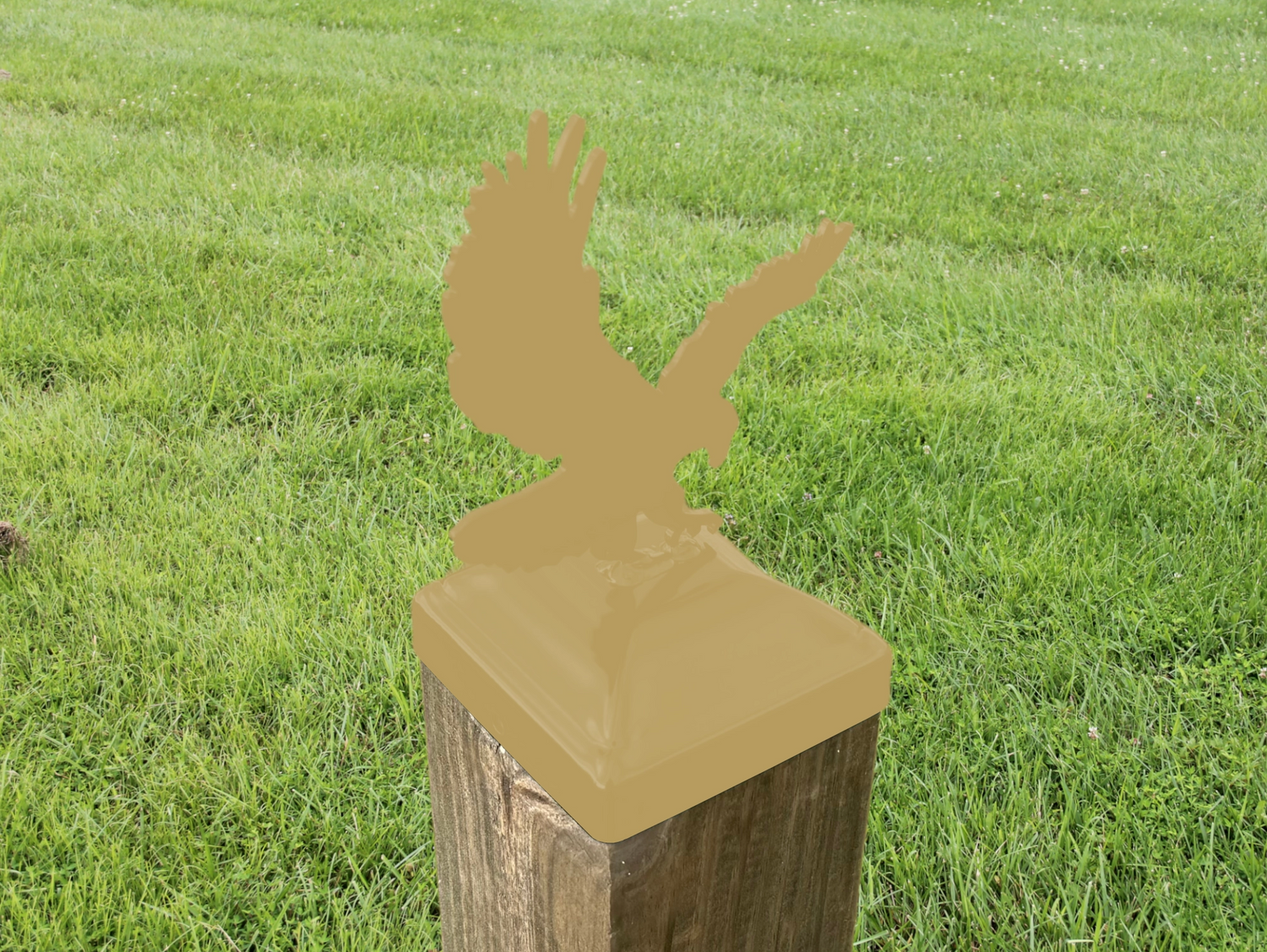 6X6 Eagle Post Cap (5.5 x 5.5 Post Size) - Madison Iron and Wood