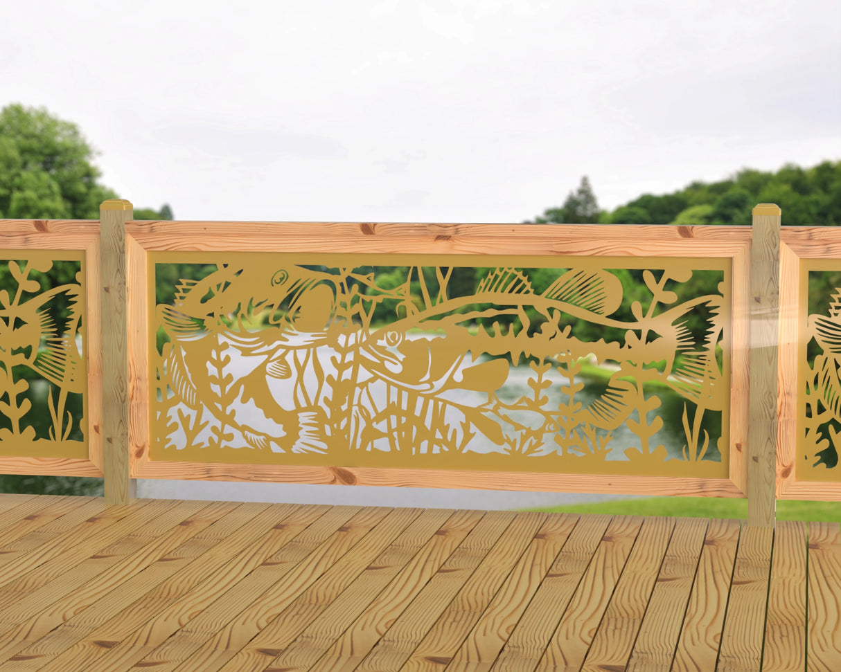 Bass Pond Railing Panel Insert