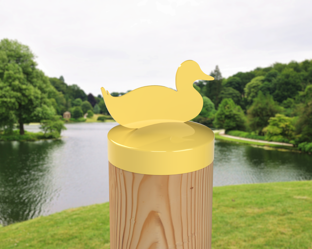 Duck, Round Post Cap (4x4 Round Post Size) - Madison Iron and Wood