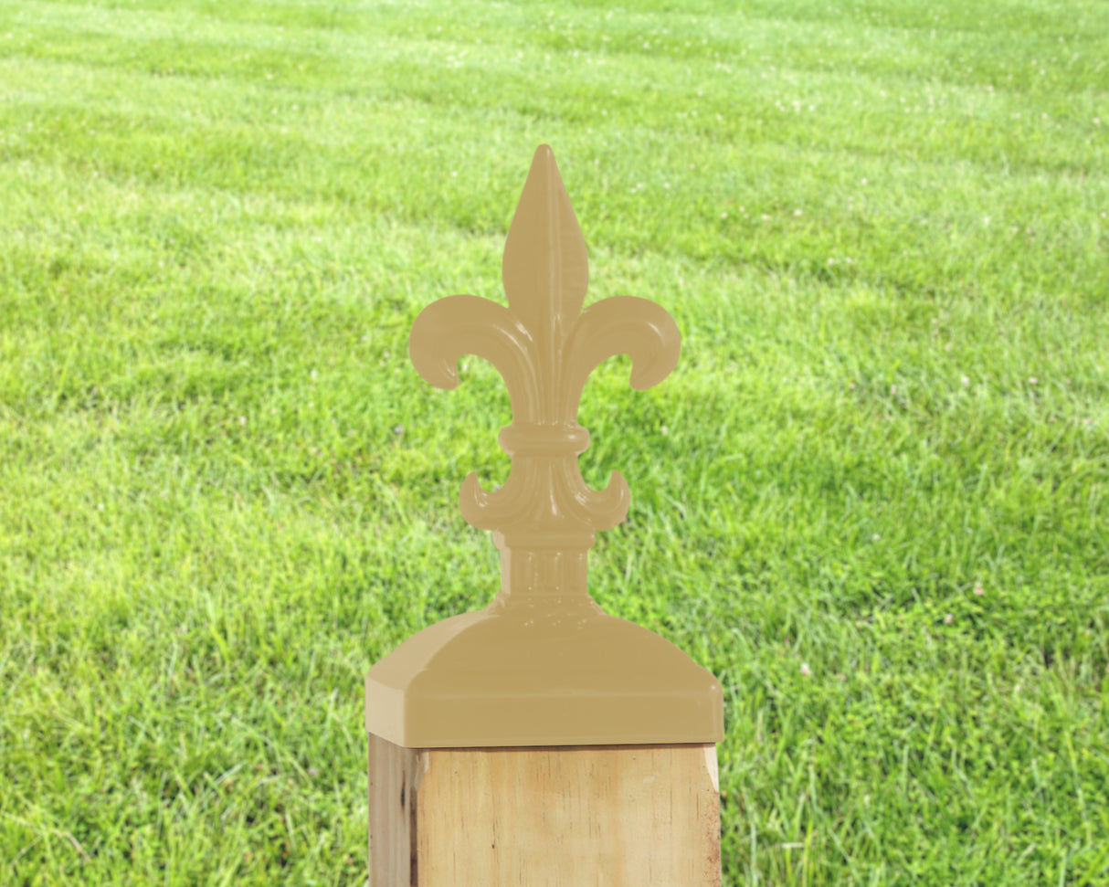 Fleur-De-Lis Fence Post Cap