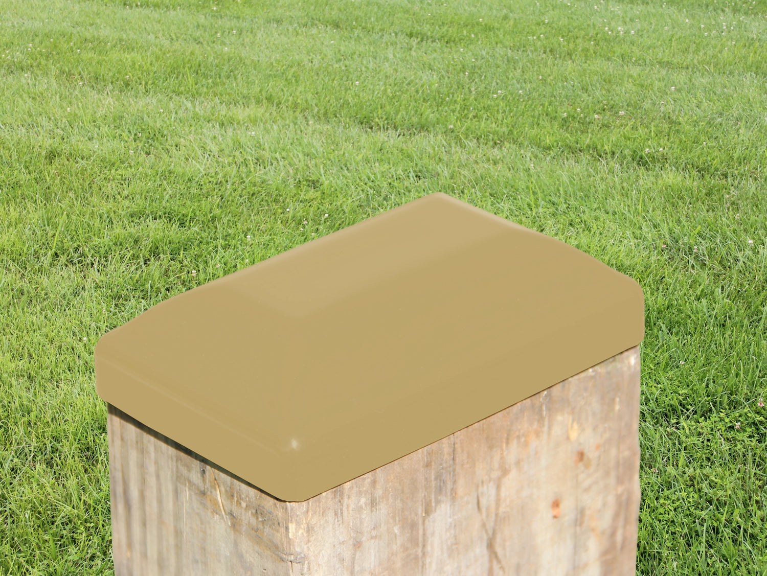 4X6 (nominal size) Steel Post Cap (3.5 x 5.5 Post Size) - Madison Iron and Wood