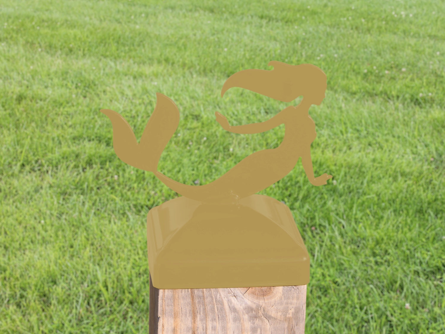 6X6 Mermaid Post Cap (5.5 x 5.5 Post Size) - Madison Iron and Wood
