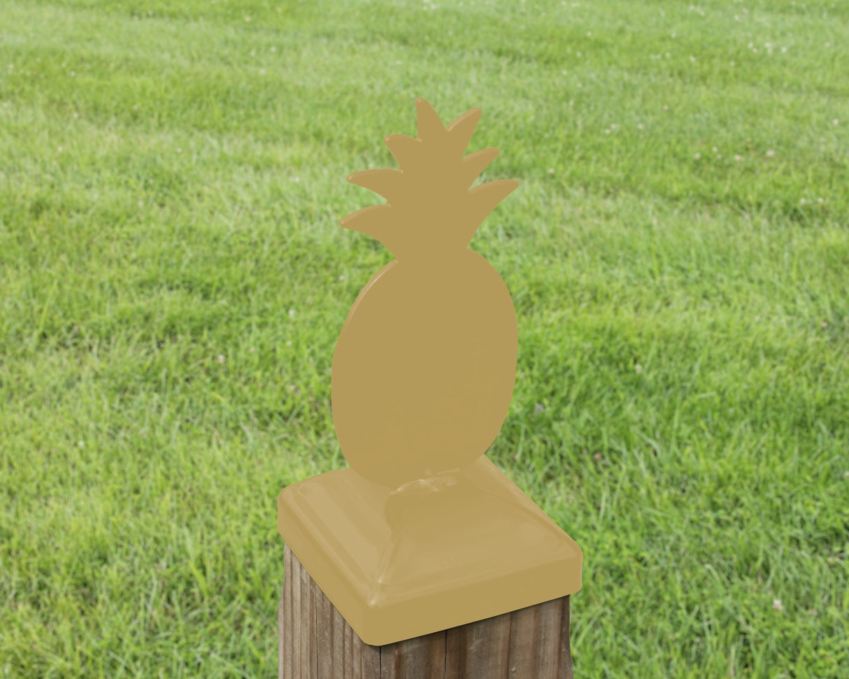 4x4 Pineapple Post Cap (Fits 3.5 x 3.5 Post Size) - Madison Iron and Wood