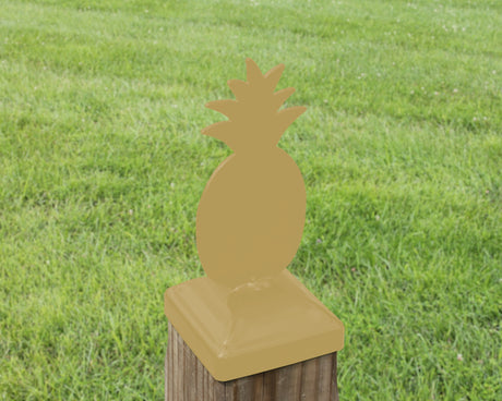 4x4 Pineapple Post Cap (Fits 3.5 x 3.5 Post Size) - Madison Iron and Wood