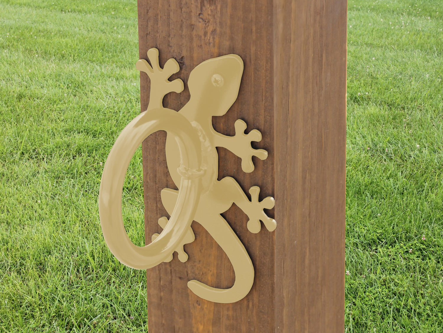 Gecko Nautical Rope Ring, Light Strand Holder (3 sizes available) - Madison Iron and Wood