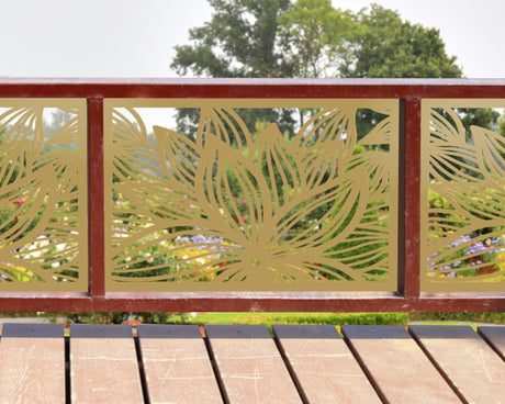 80"x30" - Garden Flower Fence/Gate Panel Insert - Madison Iron and Wood