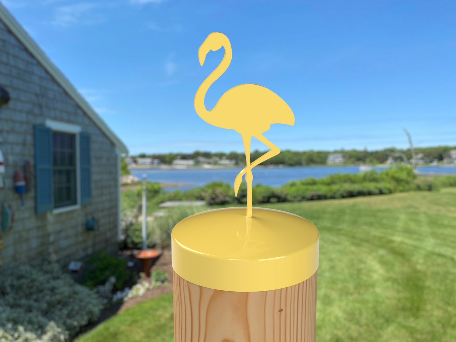 Flamingo, Round Post Cap (4x4 Round Post Size) - Madison Iron and Wood
