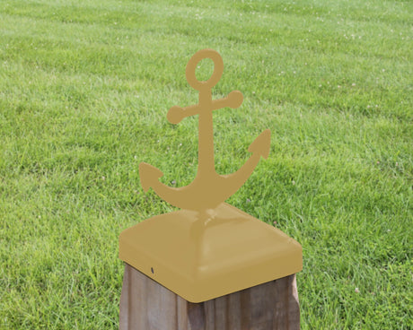 6X6 Anchor Post Cap (5.5 x 5.5 Post Size) - Madison Iron and Wood