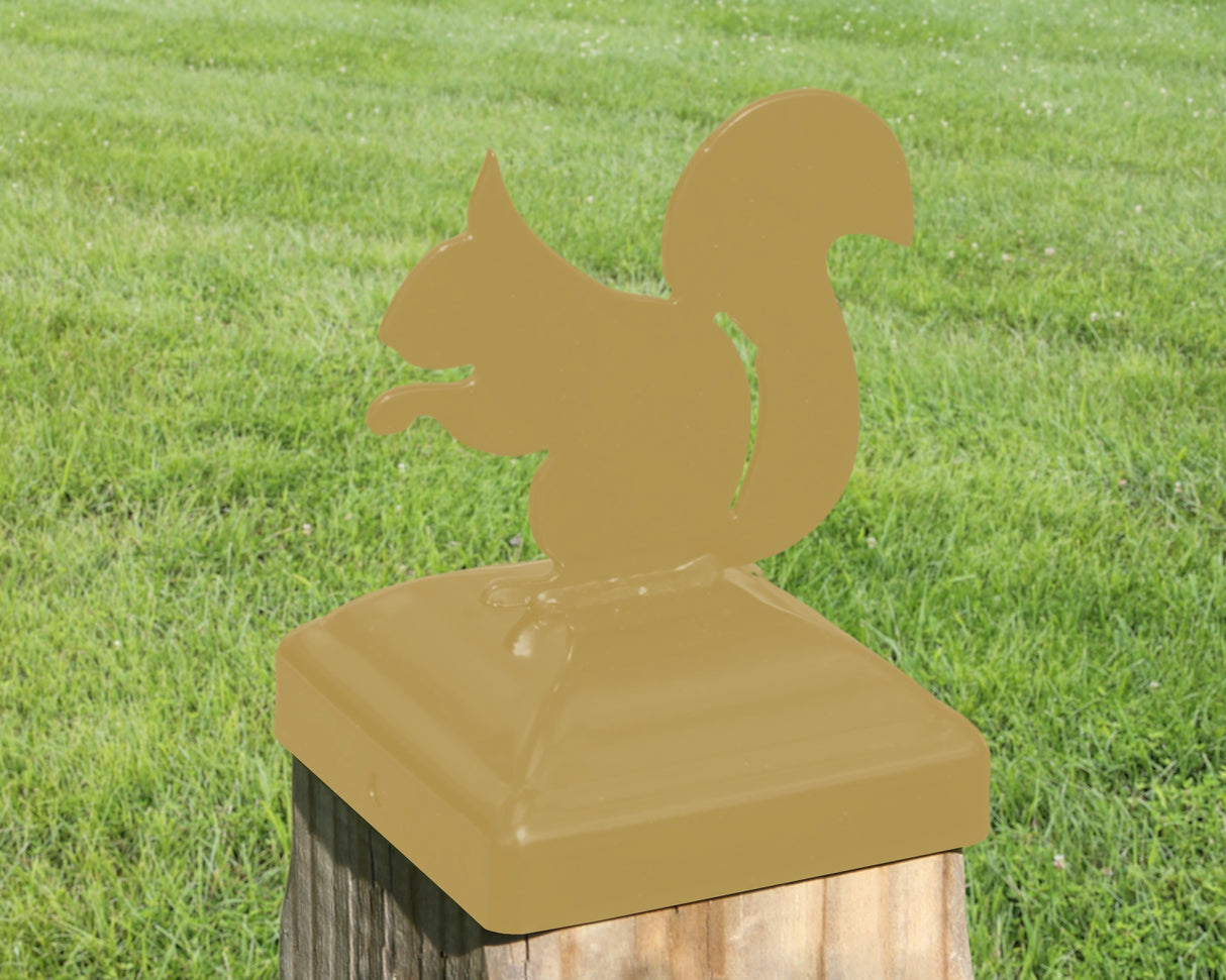 4X4 Squirrel Post Cap (Fits 3.5 x 3.5 Post Size) - Madison Iron and Wood