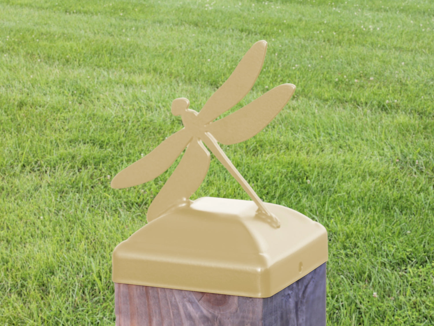 4X4 Dragonfly Post Cap (Fits 3.5 x 3.5 Post Size) - Madison Iron and Wood