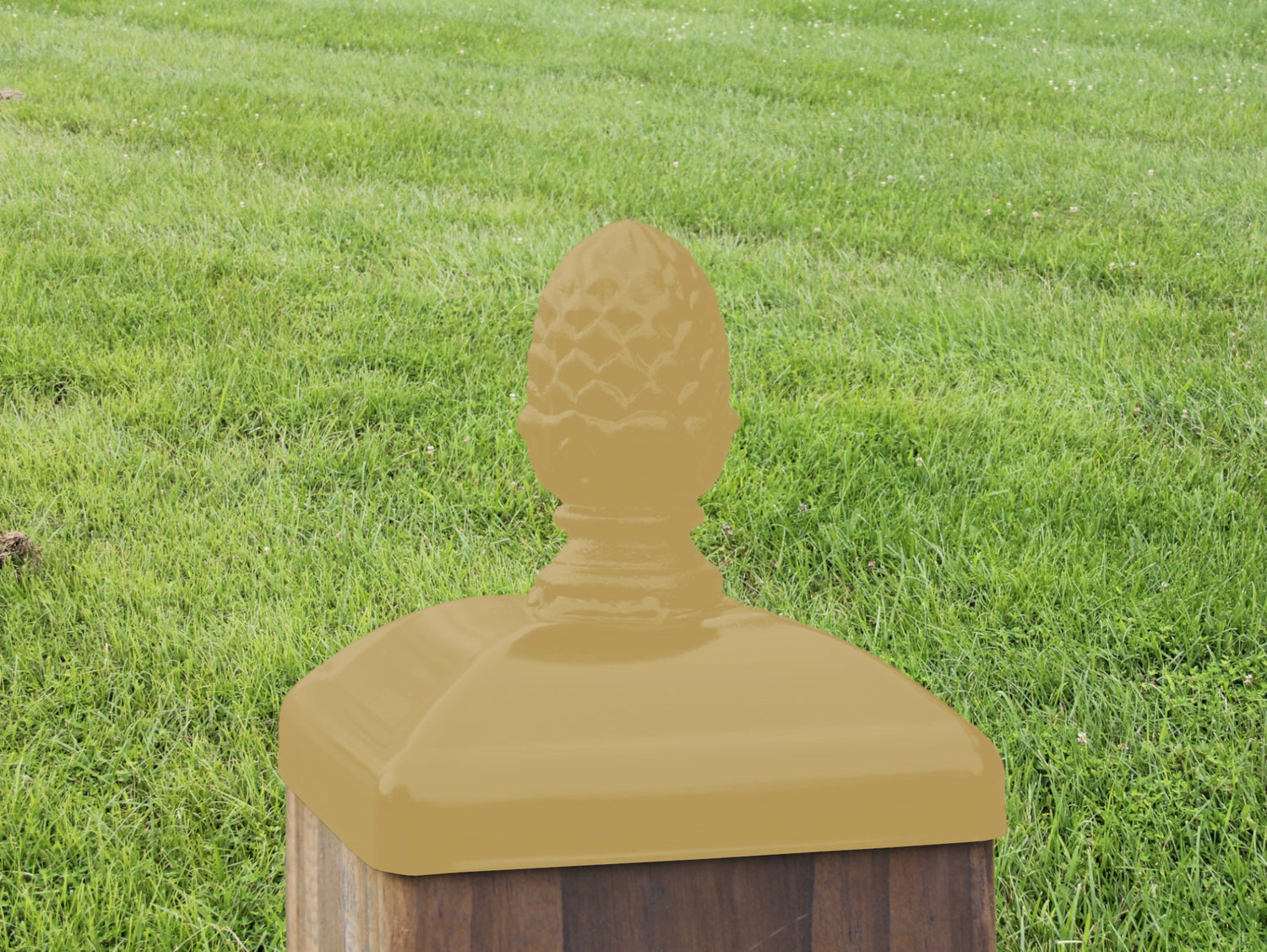 6x6 Large Pineapple Post Cap (5.5 x 5.5 Post Size) - Madison Iron and Wood