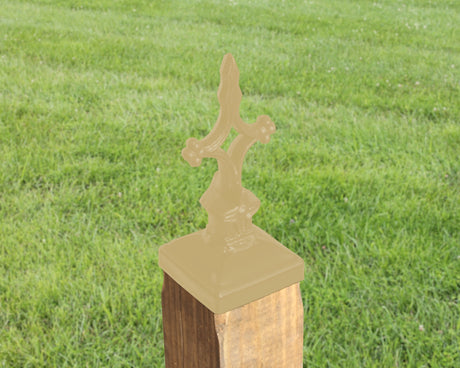 4x4 Open Cross Post Cap (3.5 x 3.5 Post Size) - Madison Iron and Wood