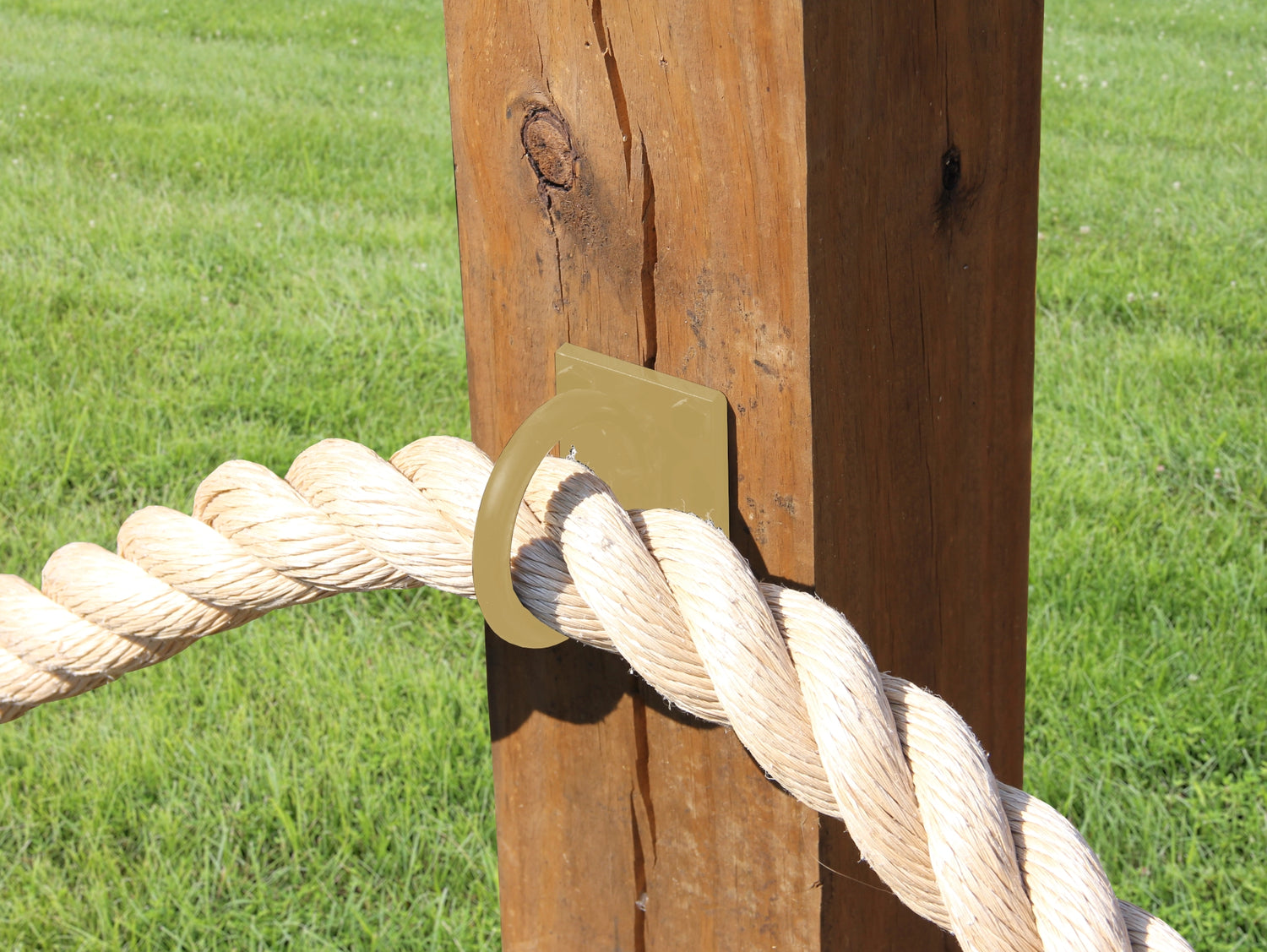 Heavy Duty Nautical Rope Ring, Light Strand Holder, Fence Rings (3 sizes available) - Madison Iron and Wood