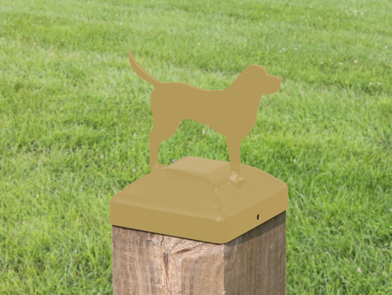 4x4 Labrador Post Cap (Fits 3.5 x 3.5 Post Size) - Madison Iron and Wood