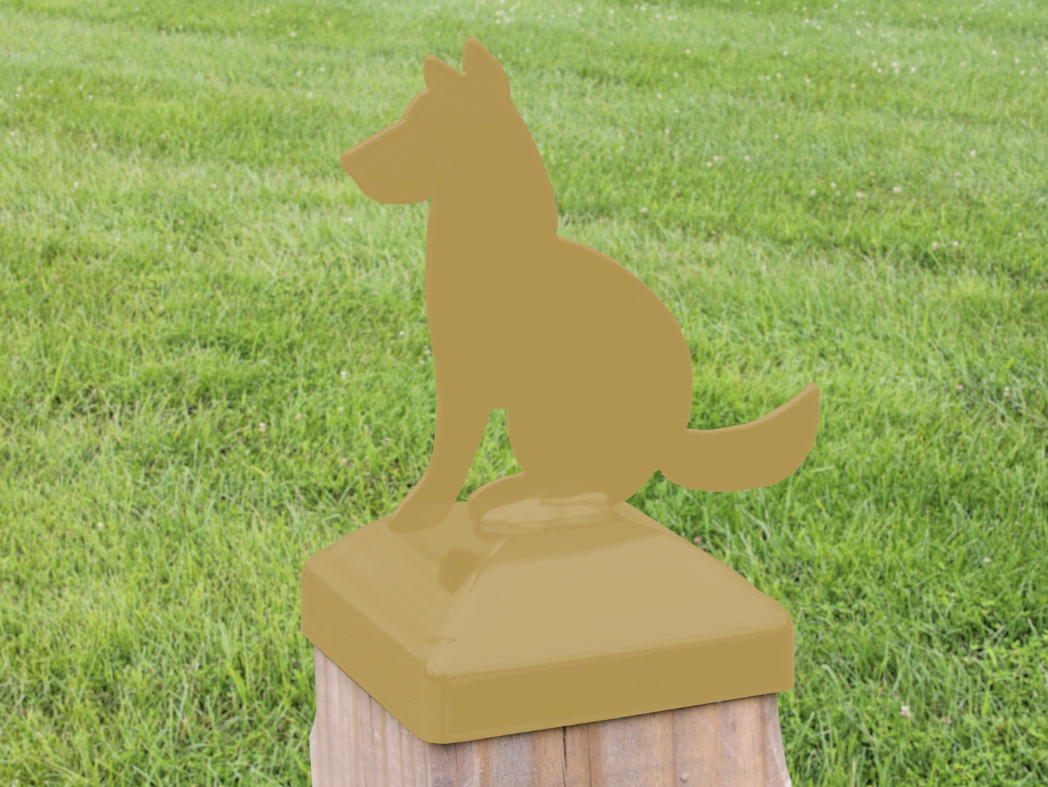 6X6 Dog Post Cap (5.5 x 5.5 Post Size) - Madison Iron and Wood