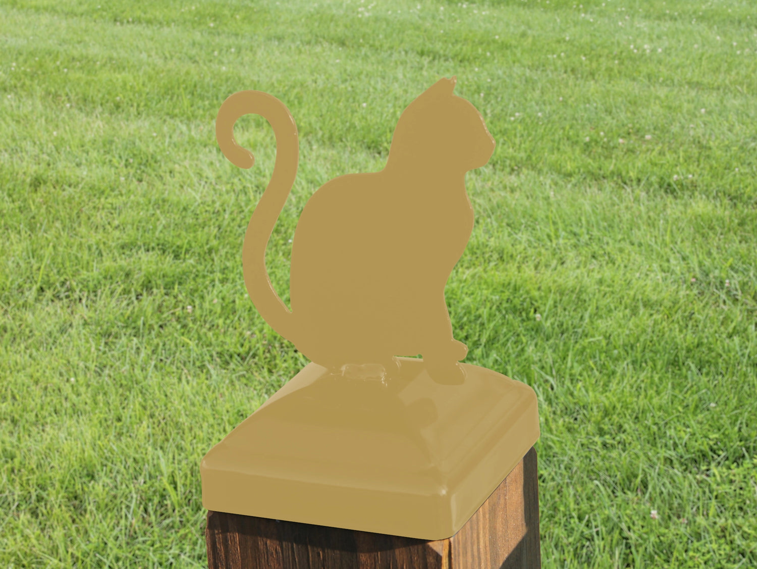 6X6 Cat Post Cap (5.5 x 5.5 Post Size) - Madison Iron and Wood