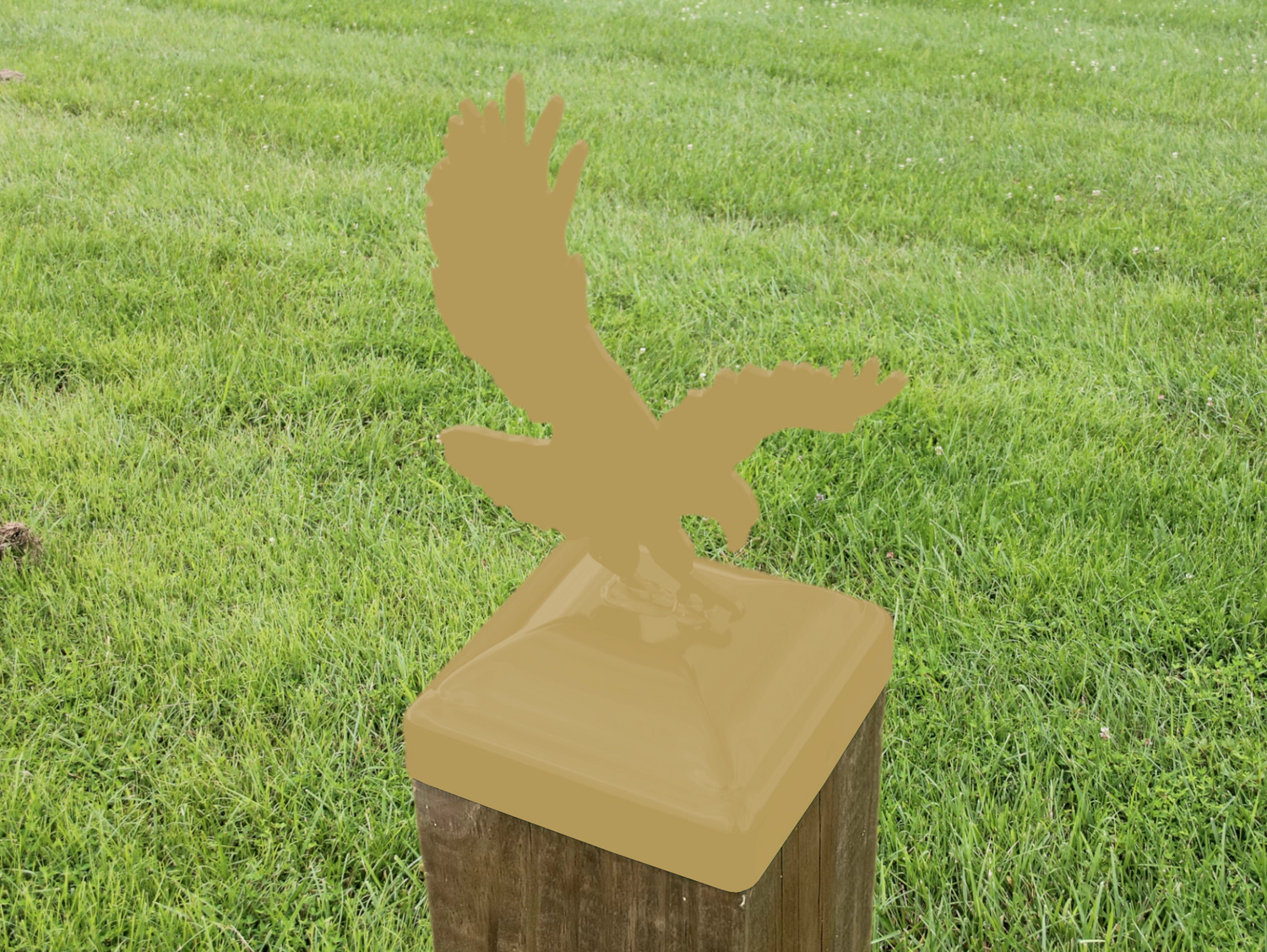 6X6 Eagle Post Cap (5.5 x 5.5 Post Size) - Madison Iron and Wood