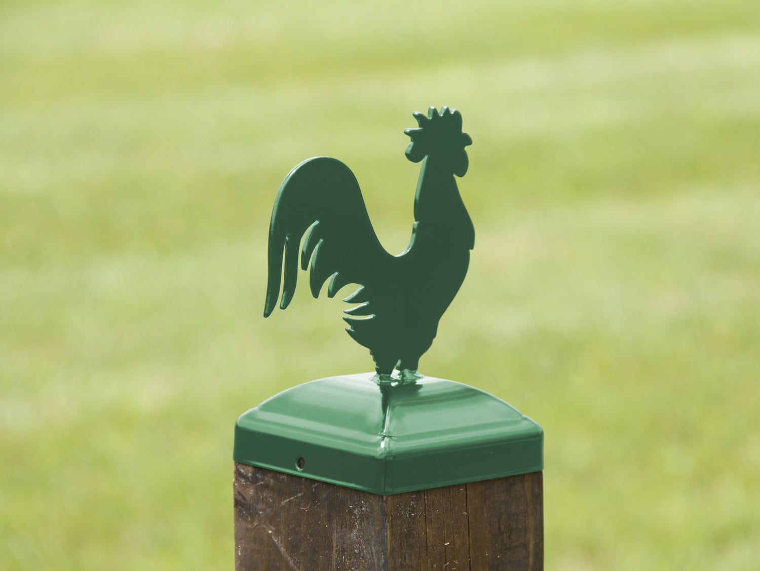 6X6 Rooster Post Cap (5.5 x 5.5 Post Size) - Madison Iron and Wood
