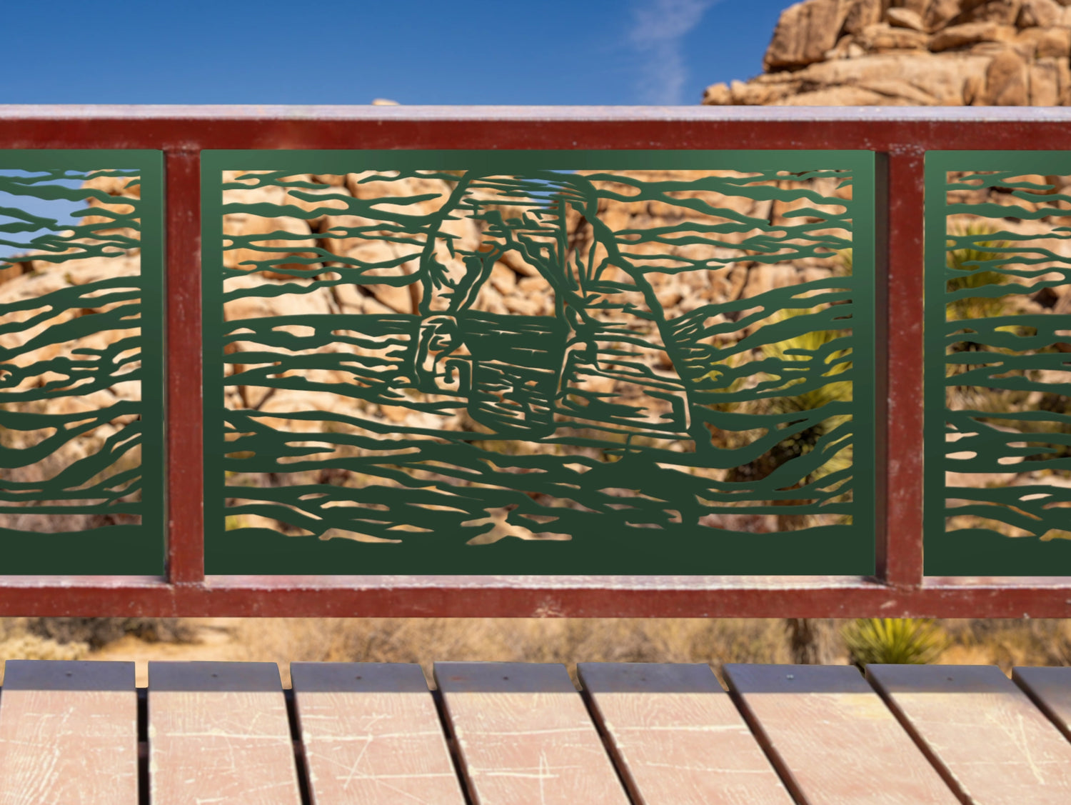 80"x30" - Arches National Park Fence/Gate Panel Insert - Madison Iron and Wood