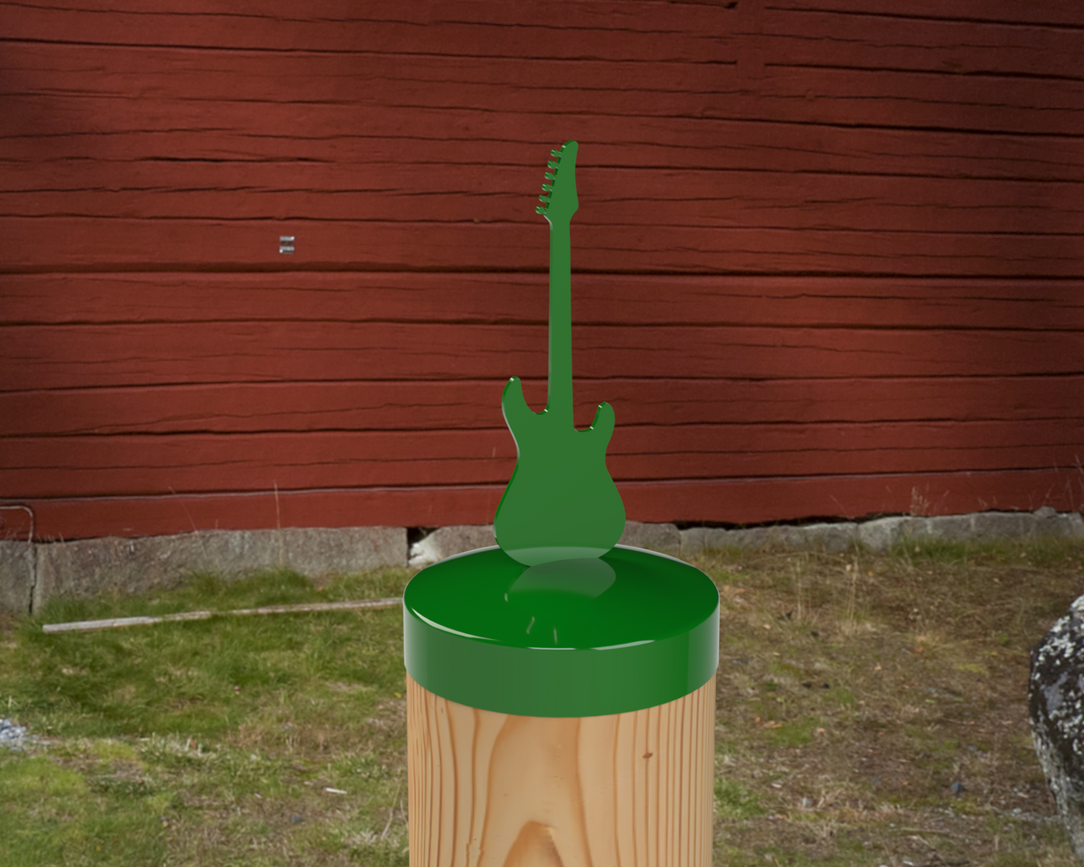 Guitar, Round Post Cap (4x4 Round Post Size) - Madison Iron and Wood