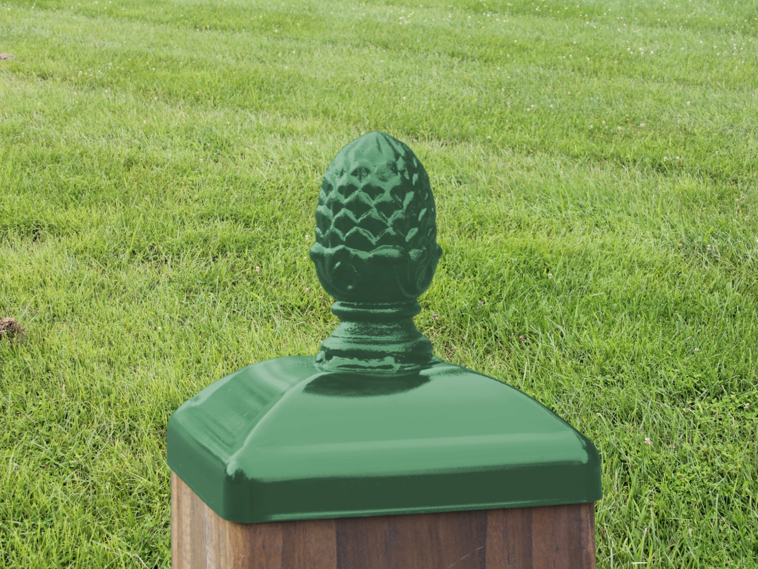 6x6 Large Pineapple Post Cap (5.5 x 5.5 Post Size) - Madison Iron and Wood