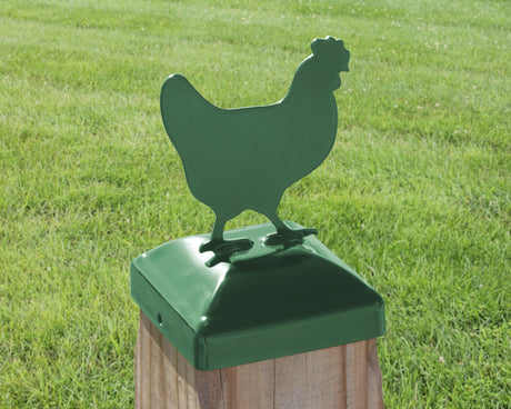 6X6 Chicken Post Cap (5.5 x 5.5 Post Size) - Madison Iron and Wood
