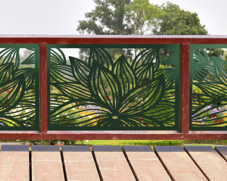 80"x30" - Garden Flower Fence/Gate Panel Insert - Madison Iron and Wood