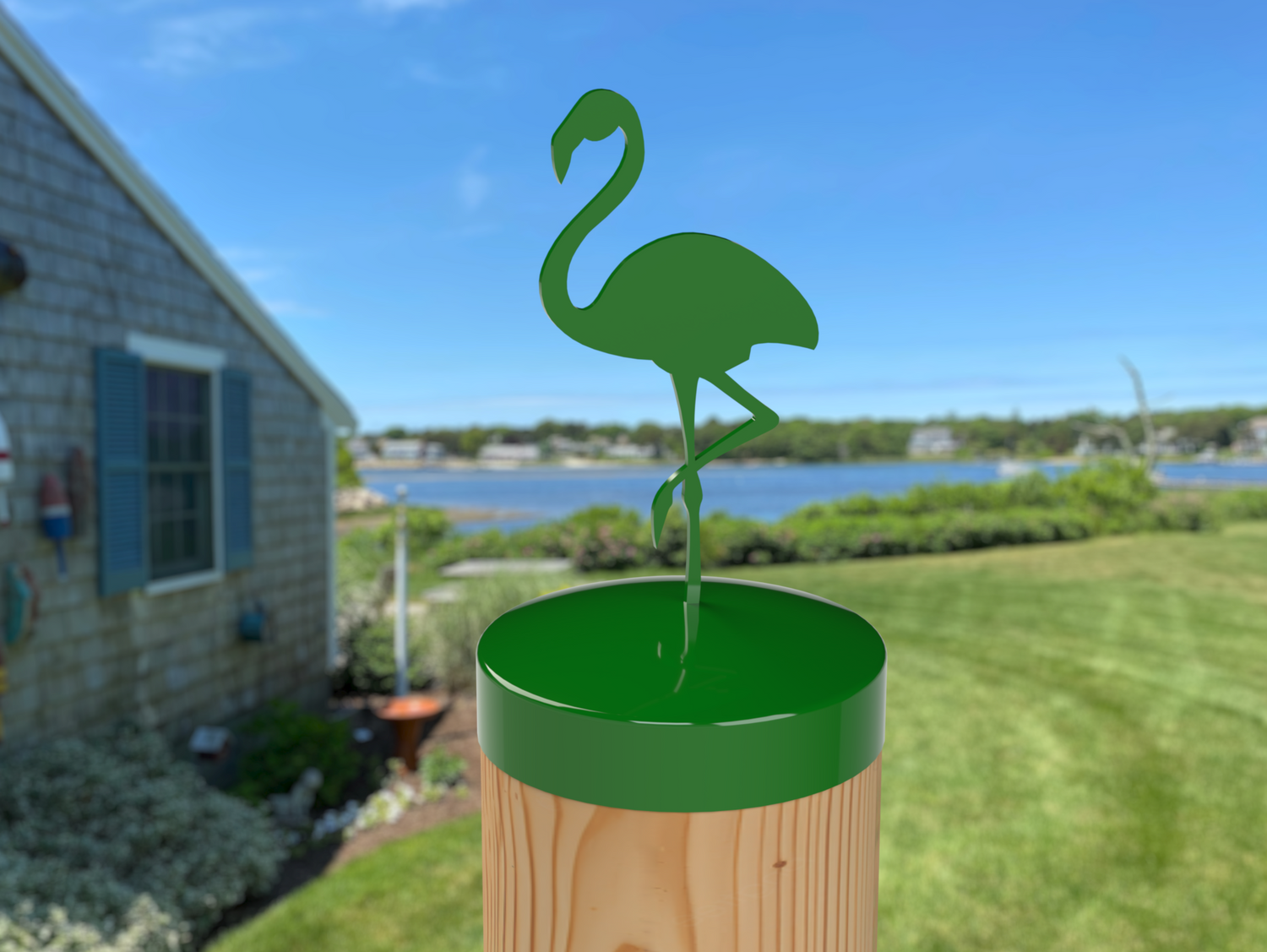 Flamingo, Round Post Cap (4x4 Round Post Size) - Madison Iron and Wood