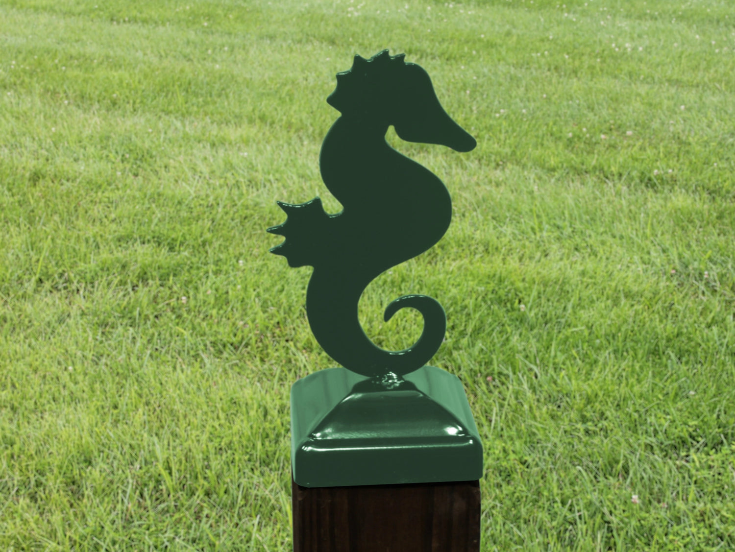 6X6 Seahorse Post Cap (5.5 x 5.5 Post Size) - Madison Iron and Wood