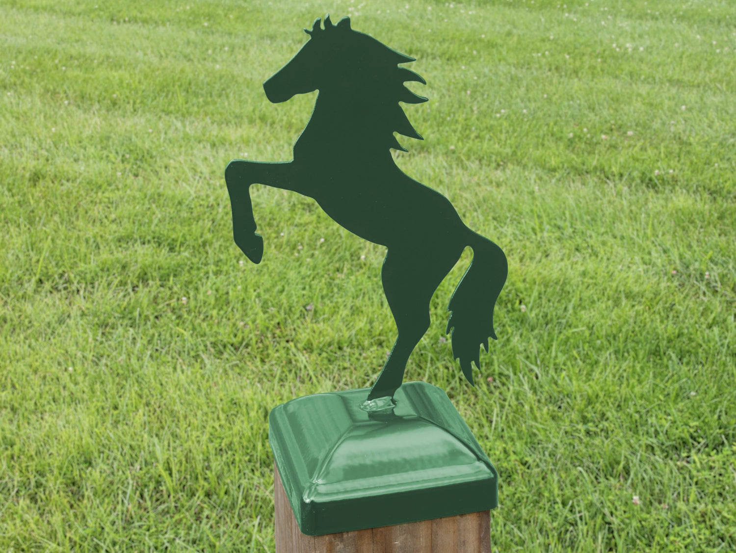 6X6 Horse Post Cap (5.5 x 5.5 Post Size) - Madison Iron and Wood