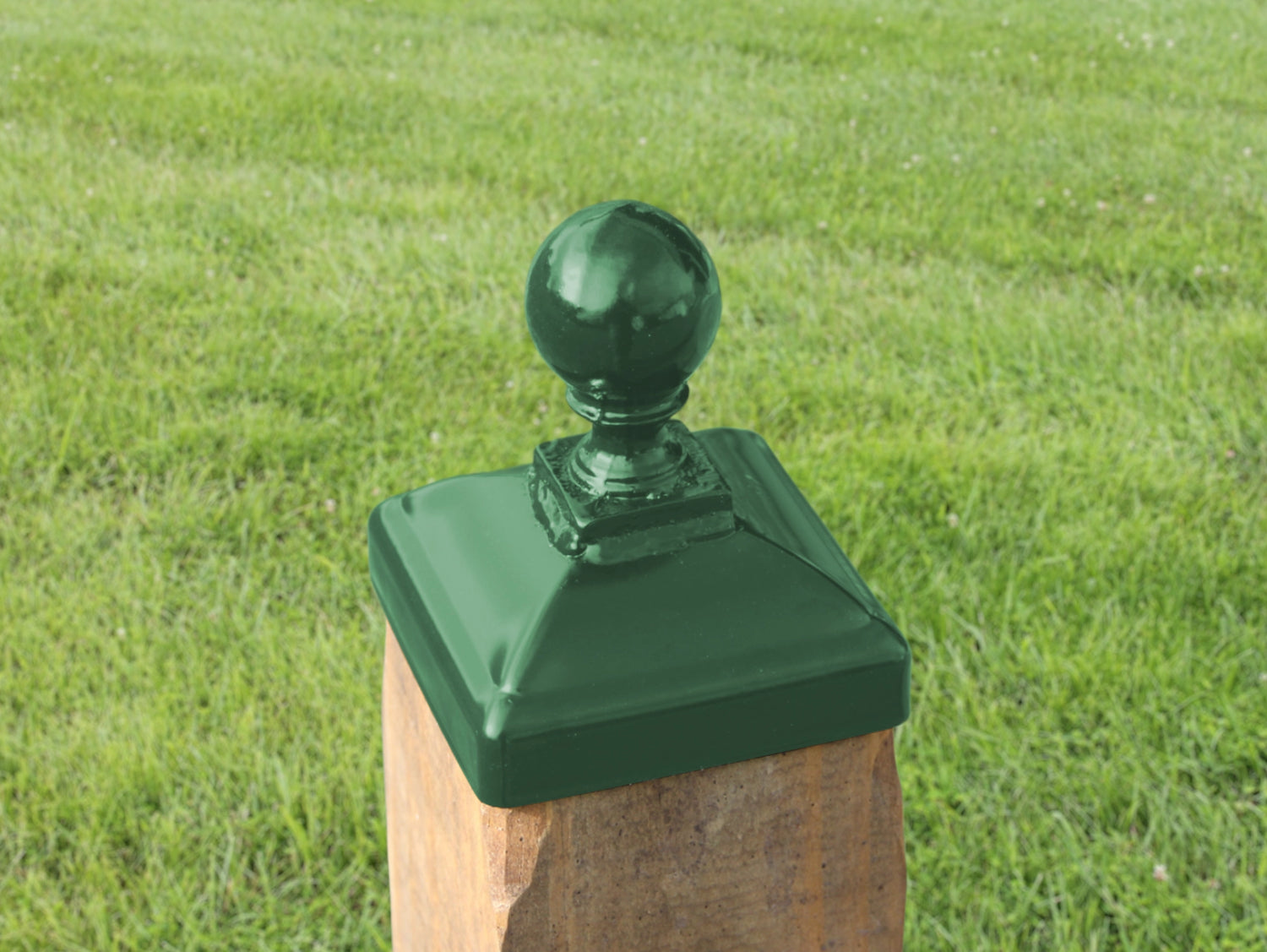 4x4 Cannonball Post Cap (3.5 x 3.5 Post Size) - Madison Iron and Wood